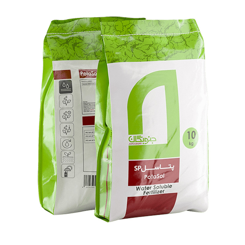 کود سولفات پتاسیم جنوبگان مدل پتاسل وزن 10 کیلوگرم