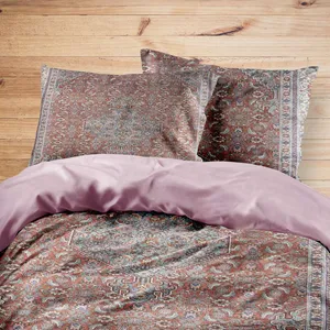 سرویس روتختی مدوپد طرح فرش بیجار لچک و ترنج مدل C-bijar32 یک نفره 4 تکه