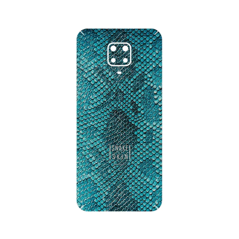 برچسب پوششی ماهوت مدل Blue Snake Skin مناسب برای گوشی موبایل شیائومی Redmi Note 9 Pro