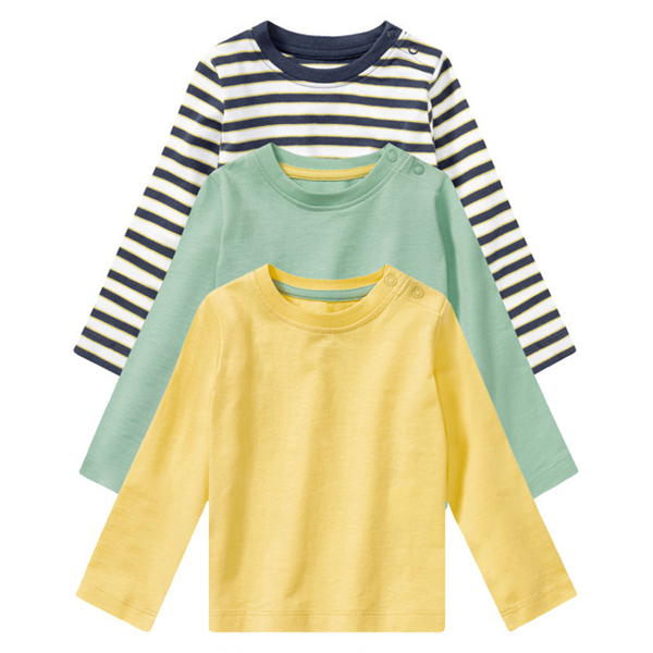 تی شرت آستین بلند نوزادی لوپیلو مدل bierd مجموعه 3 عددی