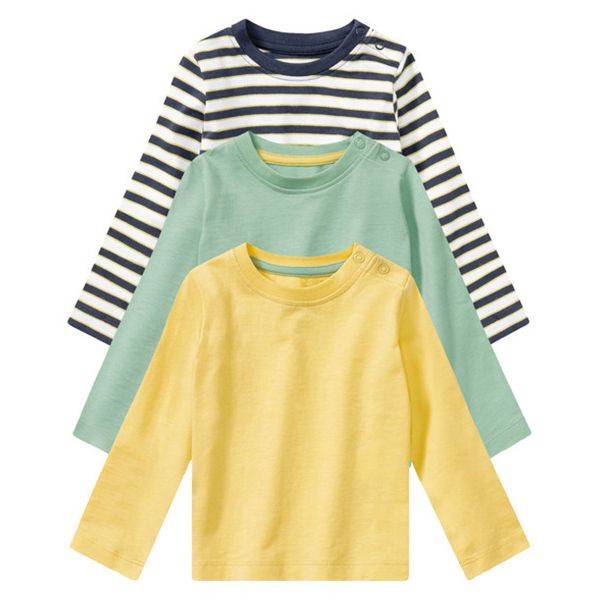تی شرت آستین بلند نوزادی لوپیلو مدل bierd مجموعه 3 عددی -  - 1