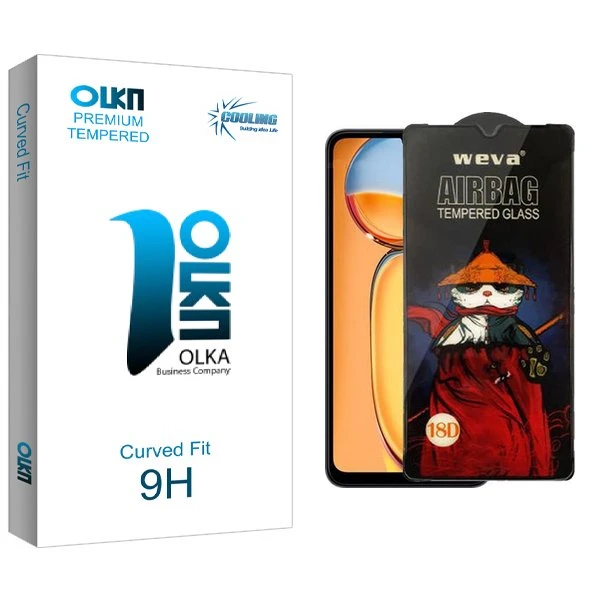 محافظ صفحه نمایش کولینگ مدل Olka Airbag مناسب برای گوشی موبایل شیائومی Redmi 13C