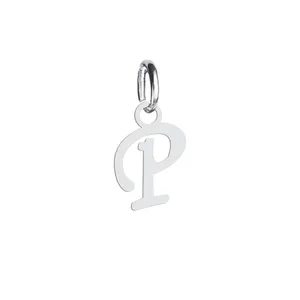 آویز گردنبند هایکا طرح حرف لاتین P مدل ha34