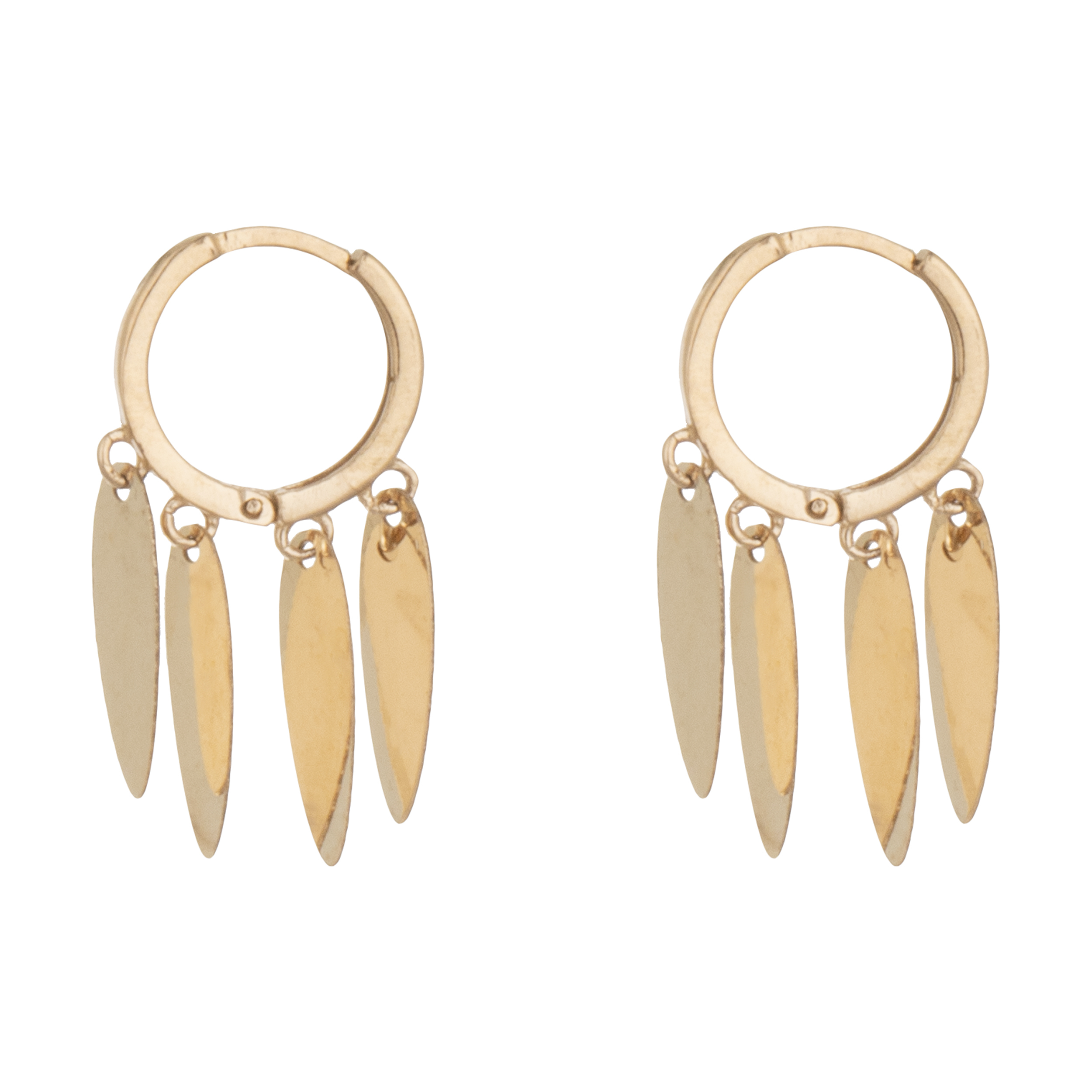 گوشواره طلا 18 عیار زنانه میو گلد مدل GD1031