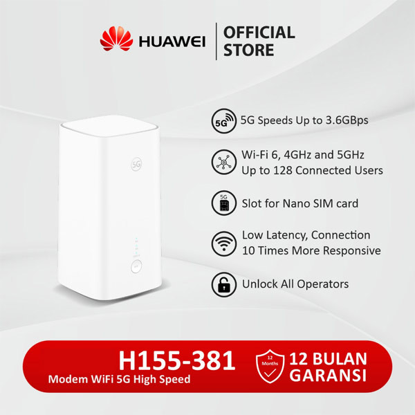 مودم 5G/TD-LTE هوآوی مدل H155-381 CPE5
