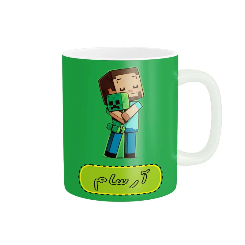 ماگ ناریکو مدل لیوان شخصی طرح پسرانه اسم آرسام کد 014501