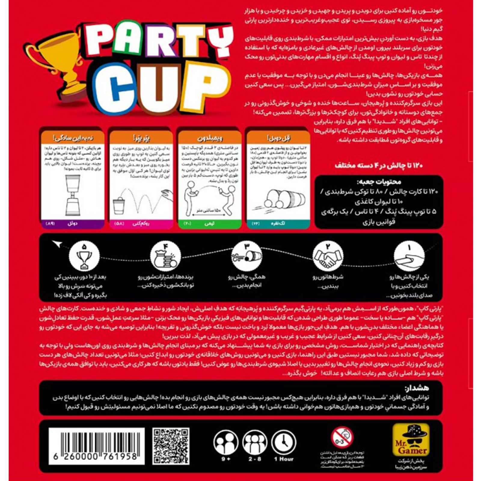 بازی فکری مدل پارتی کاپ -  - 3