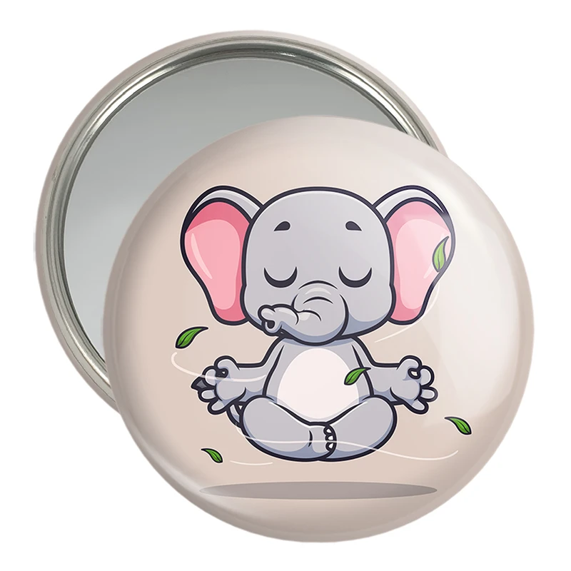 آینه جیبی خندالو مدل حیوانات بامزه فیل کد 29443