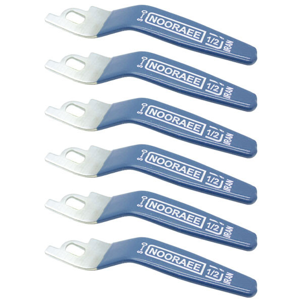 دسته شیر گازی دینا مدل DN-1/2Blue بسته 6 عددی