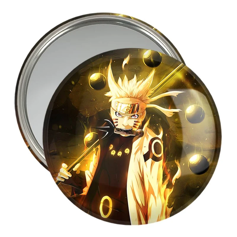 آینه جیبی خندالو مدل ناروتو و ساسکه انیمه ناروتو Naruto  کد 11255