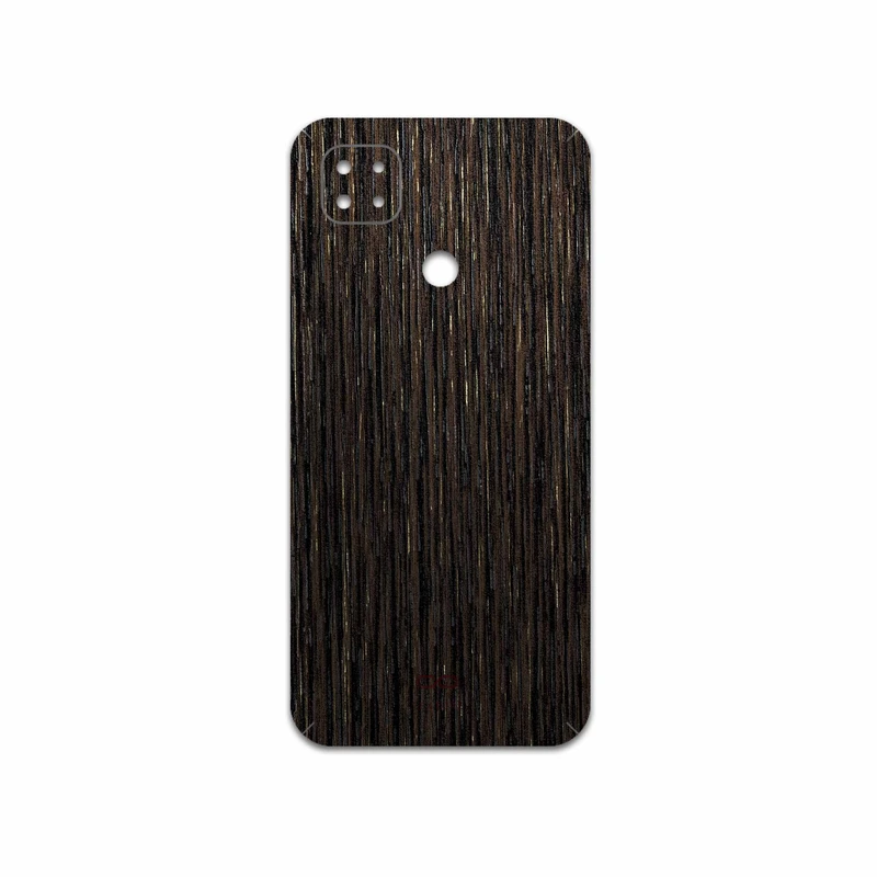 برچسب پوششی ماهوت مدل Dark-Gold-Stripes-Wood مناسب برای گوشی موبایل شیائومی Poco C31