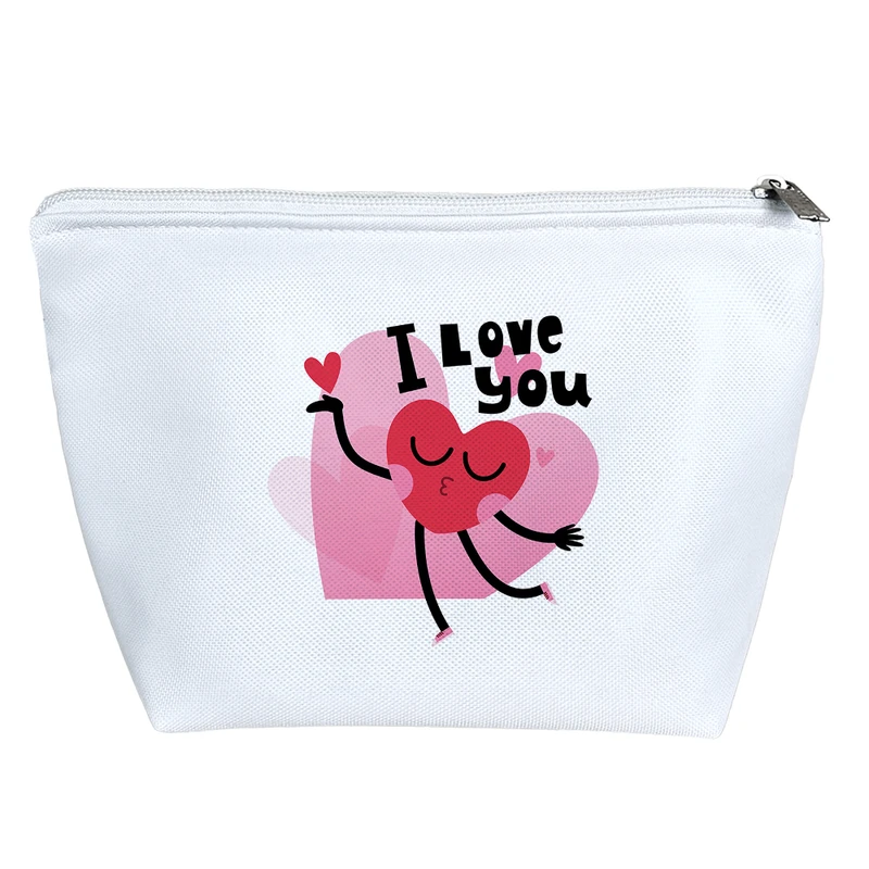کیف لوازم آرایش دخترانه خندالو مدل I Love You کد 1792
