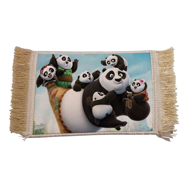 فرش ماشینی دیوارکوب مدل پاندا کونگ فو کار کد 33