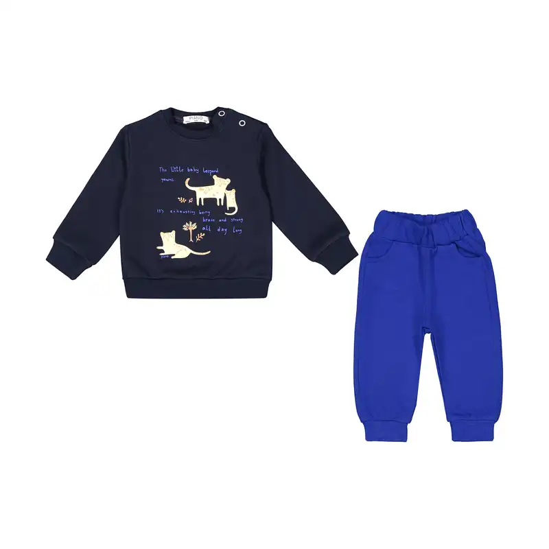 ست سویشرت و شلوار نوزادی پیانو مدل 11008-59