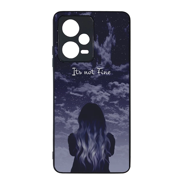 کاور طرح دختر مناسب برای گوشی موبایل شیائومی redmi note 12 pro 5g