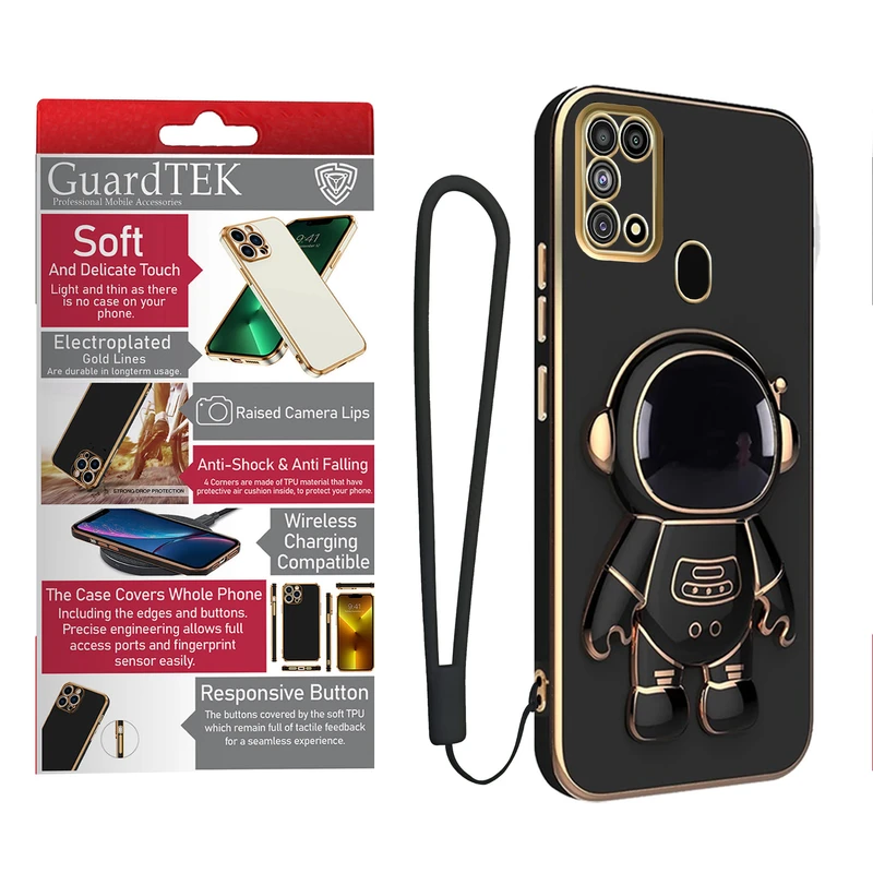 کاور گاردتک آساک مدل Astronaut Strap مناسب برای گوشی موبایل سامسونگ Galaxy M31 به همراه بند