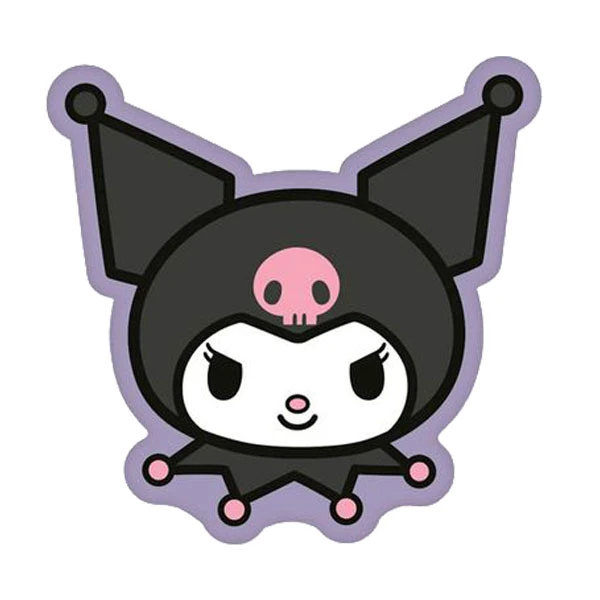 استیکر پارچه و لباس پاد آفرین مدل kuromi کد 068