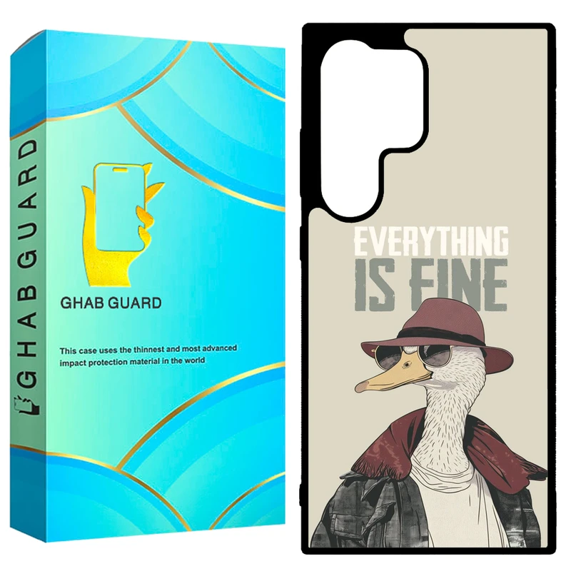 کاور قاب گارد طرح اردک مدل GCHPD24U مناسب برای گوشی موبایل سامسونگ Galaxy S24 Ultra 5G