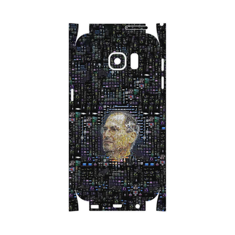 برچسب پوششی ماهوت مدل Collage of Steve Jobs 2-FullSkin مناسب برای گوشی موبایل سامسونگ Galaxy S7