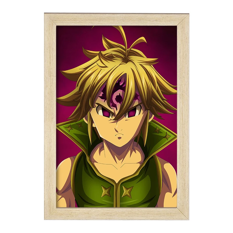 تابلو خندالو مدل ملیوداس انیمه هفت گناه کبیره  کد 17532