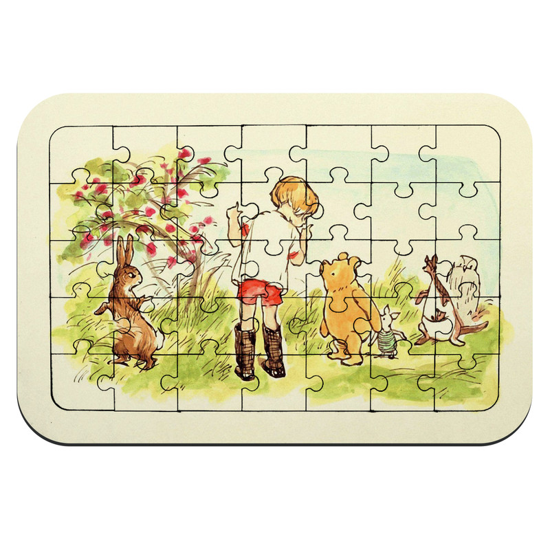  پازل 35 تکه طرح وینی د پو ، کریستوفر رابین و دوستان مدل NI1599 