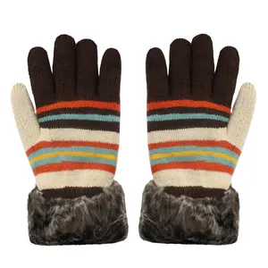 دستکش بافتنی زنانه مدل خزان LUXE_2022