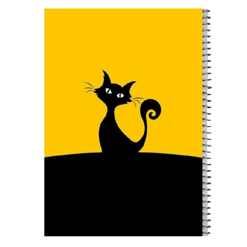 دفتر مشق 80 برگ مدل گربه کد 6