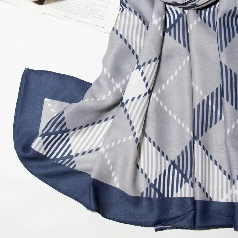 شال زنانه مدل نخ ابریشم خنک کد a-1804