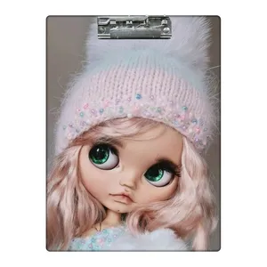 تخته شاسی طرح دختر عروسکی و هاپویش کد  9327220 سایز A4