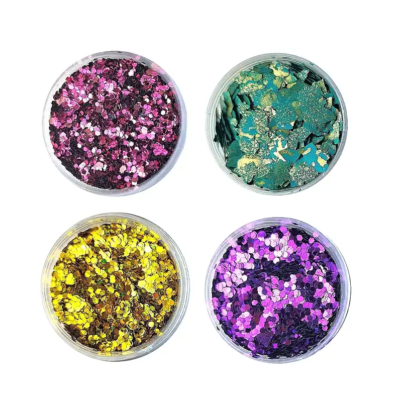 پولک ناخن مدل NPP مجموعه 4 عددی