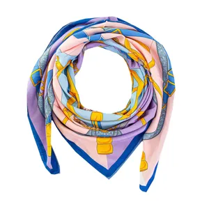 روسری زنانه مدل نخ مجلسی ابریشم کد 699