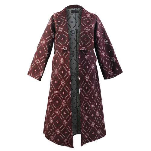 پالتو زنانه مدل سوزندوزی بلند