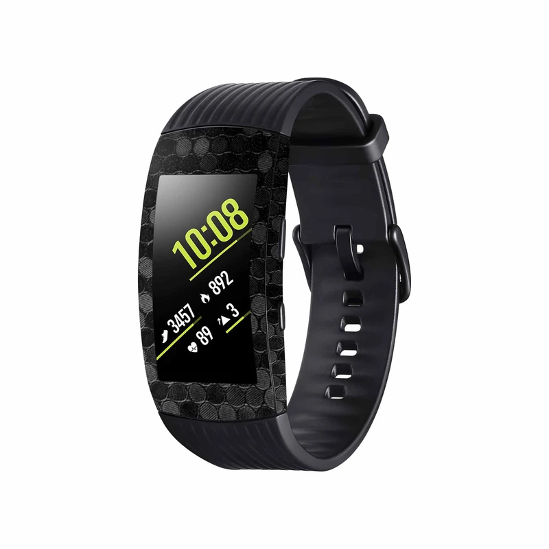 برچسب ماهوت طرح Honey-Comb-Circle مناسب برای ساعت هوشمند سامسونگ Galaxy Gear Fit 2 Pro