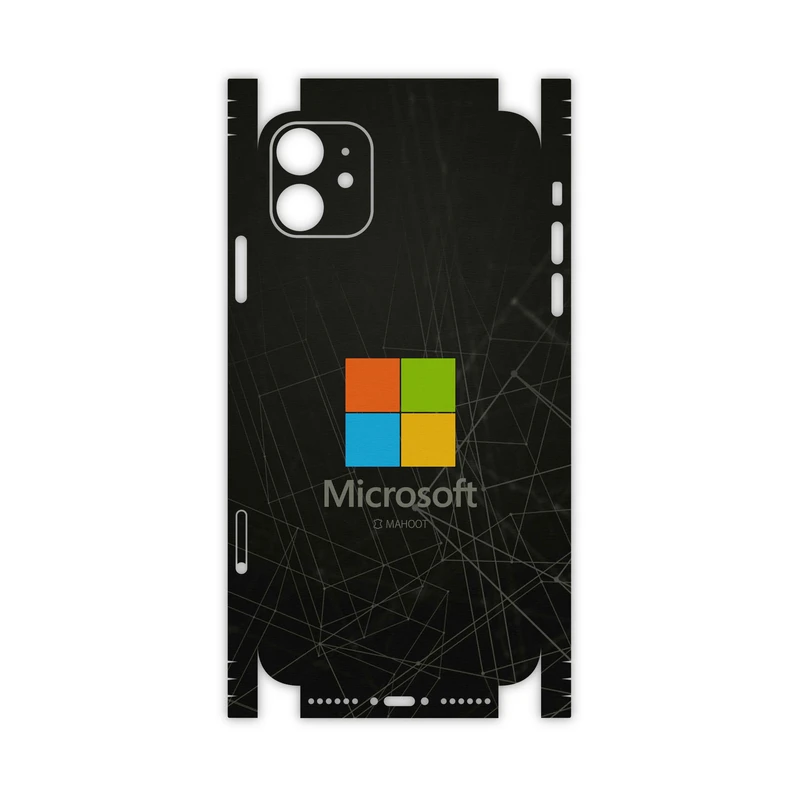 برچسب پوششی ماهوت مدل Microsoft-Logo-FullSkin مناسب برای گوشی موبایل اپل iPhone 11