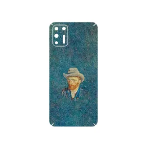 MAHOOT Self portrait with a gray felt hat Cover Sticker for Motorola Moto G9 Plus