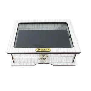 جعبه انگشتر پارلا گوهر کد 2482