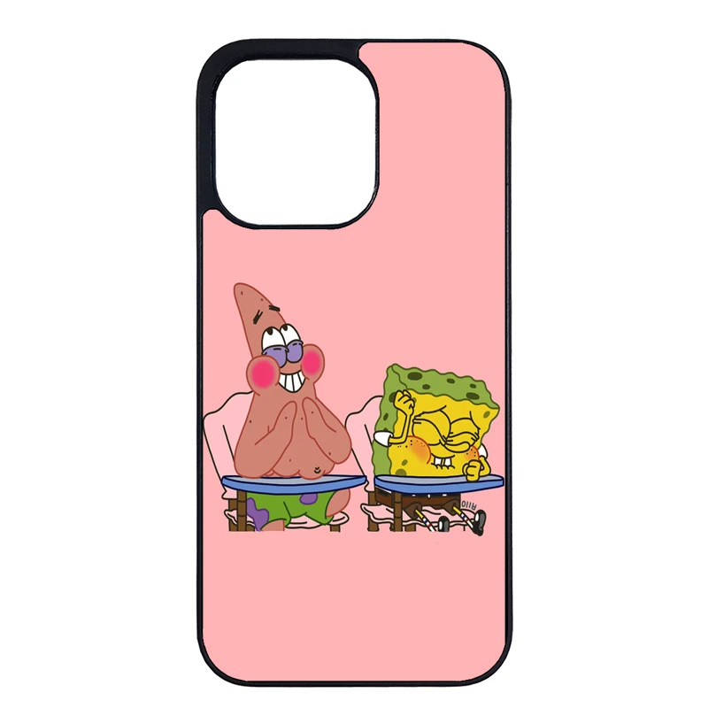 کاور گالری وبفر طرح باب اسفنجی و پاتریک مناسب برای گوشی موبایل اپل iphone 14 pro