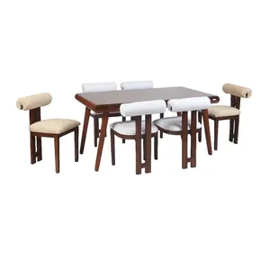 میز و صندلی ناهارخوری شش نفره گالری والریان مدل M-CH-1506