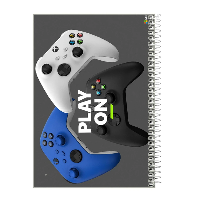 دفترچه یادداشت 40 برگ طرح ایکس باکس کدix1