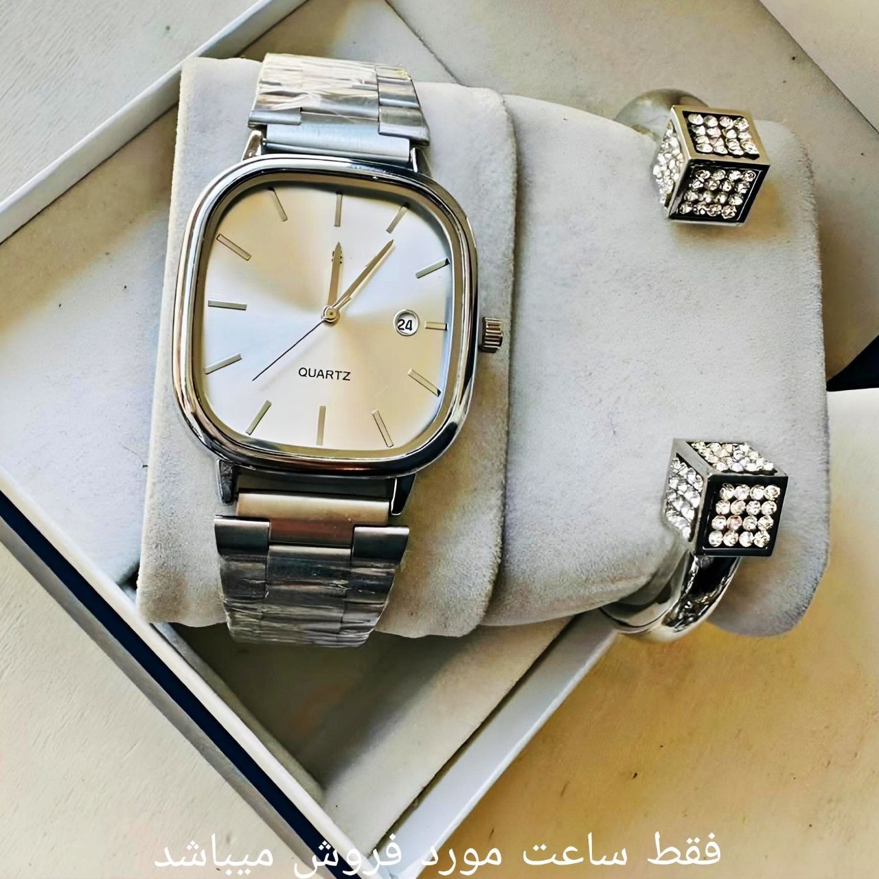 ساعت مچی عقربه ای مدل کلاسیک بند آجری کد NS -  - 8