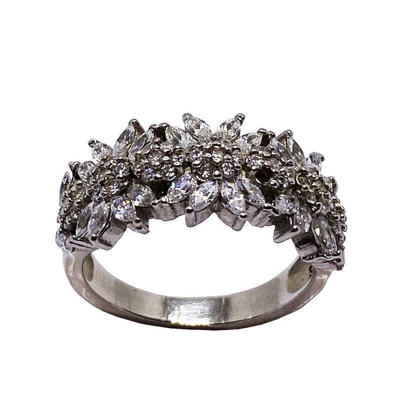 انگشتر نقره زنانه مدل ویونا کد 640