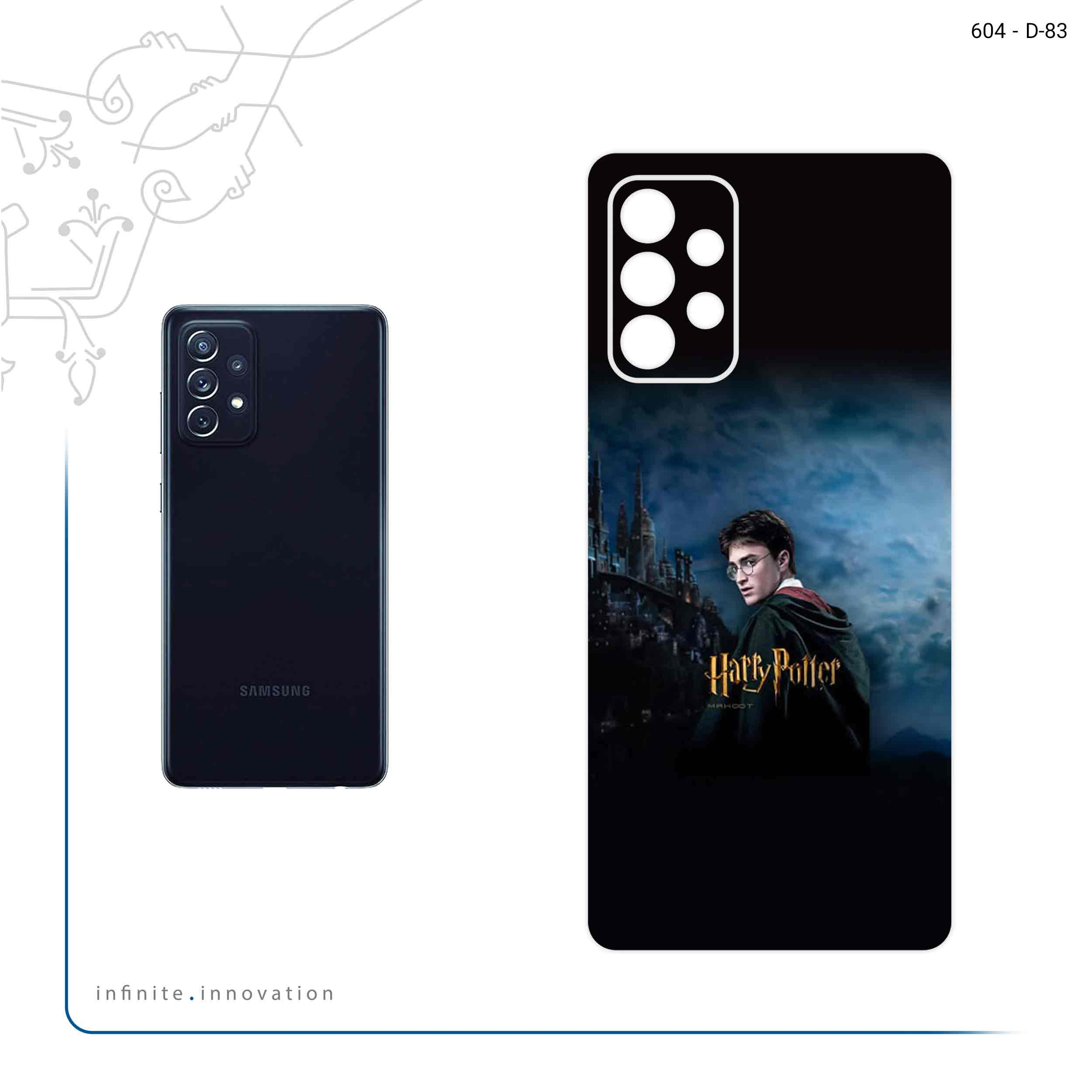 برچسب پوششی ماهوت مدل Harry Potter مناسب برای گوشی موبایل سامسونگ Galaxy A72
