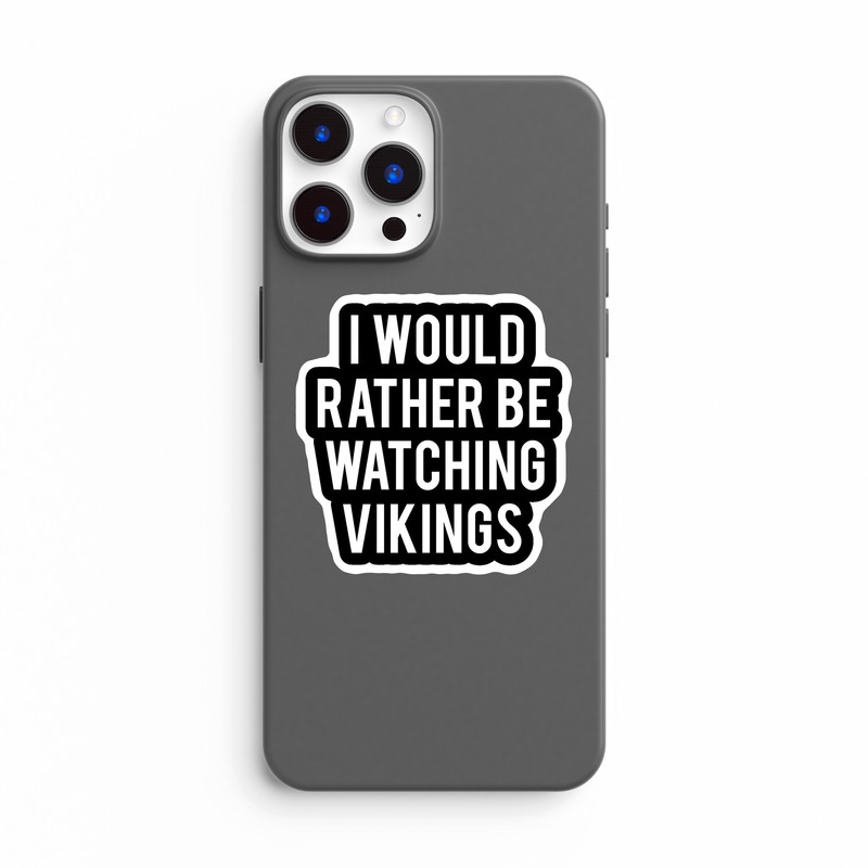 استیکر لپ تاپ و موبایل بووم طرح سریال Vikings مدل نوشته کد LB65