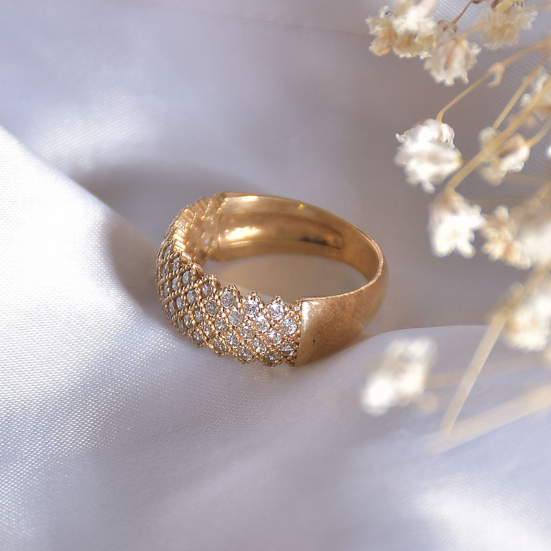 انگشتر زنانه نقره جات لطفی کد ATRM03