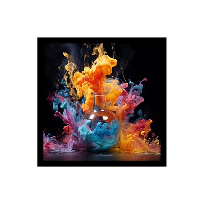 تابلو نوری بکلیت طرح فانتزی بالن آزمایشگاهی مدل B-MID-16093