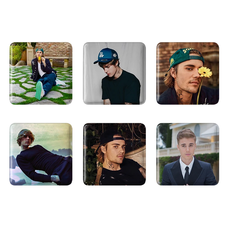 پیکسل خندالو مدل جاستین بیبر Justin Bieber کد 1087B مجموعه 6 عددی