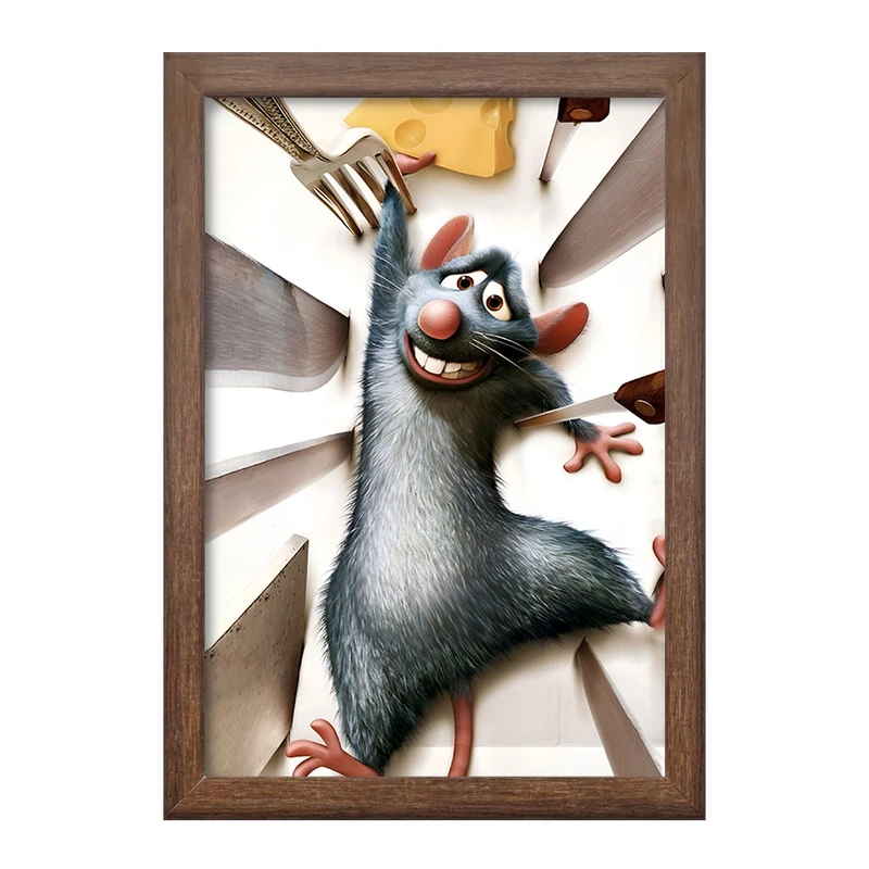 تابلو خندالو طرح موش سرآشپز (Ratatouille) کد F8328