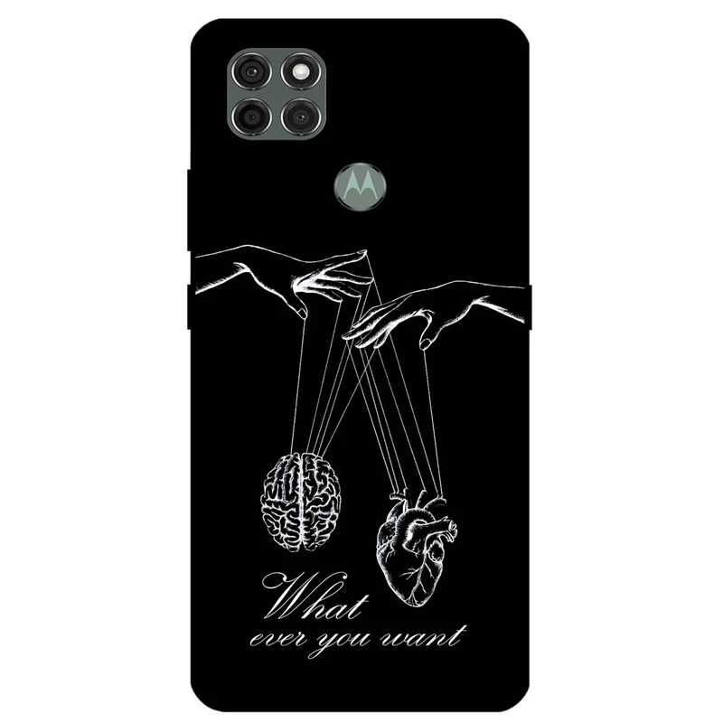 کاور مگافون طرح فکر و احساس مدل 1899 مناسب برای گوشی موبایل موتورولا Moto G9 Power