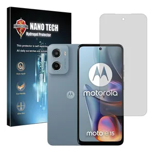 NANO TECH Tough model transparent screen protector suitable for Motorola Moto E15 mobile phone