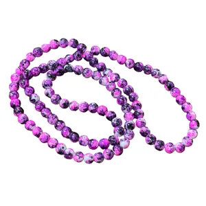  مهره دستبند مدل آبرنگی 6 مجموعه 100 عددی